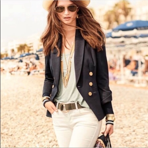 CAbi Jackets & Blazers - Cabi 5150 Grand Slam Nautical Blazer Jacket
